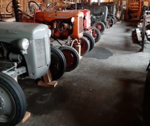 Maatalousmuseon traktoririvistö